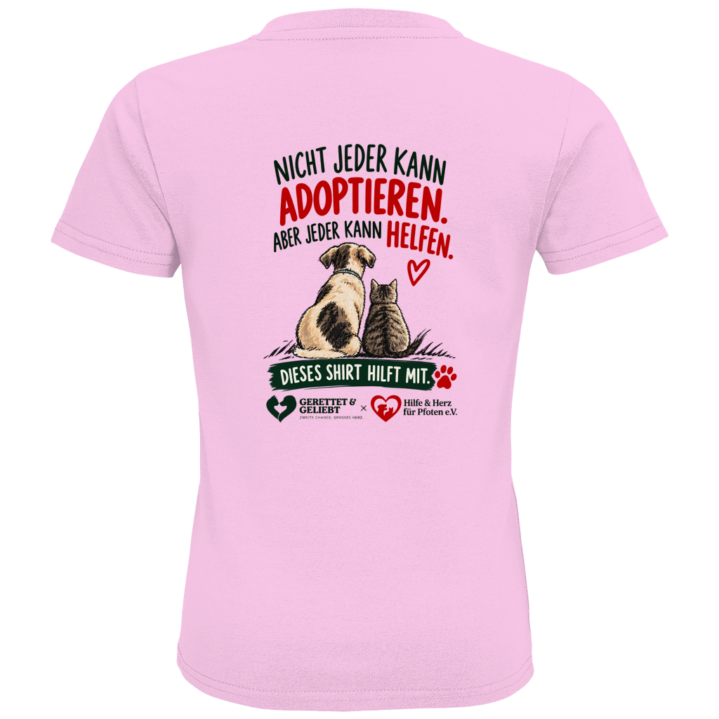 Jeder kann helfen - Premium Bio T-Shirt Kids (helle Farben)
