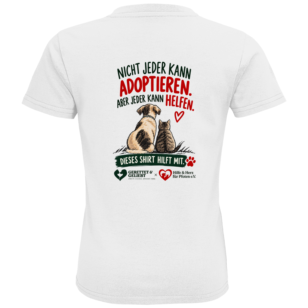 Jeder kann helfen - Premium Bio T-Shirt Kids (helle Farben)
