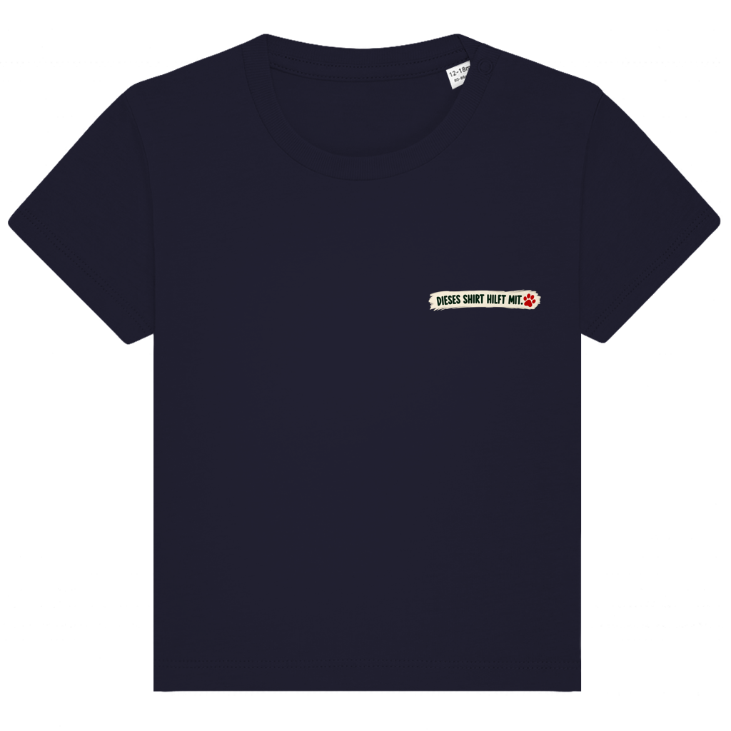 Jeder kann helfen - T-Shirt Baby (dunkle Farben)