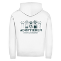Adoptieren statt ignorieren – Zipper Hoodie Herren bis 5XL