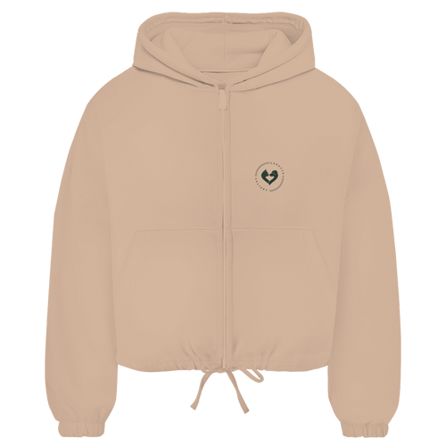 Adoptieren statt ignorieren – Premium Zipper Hoodie Damen