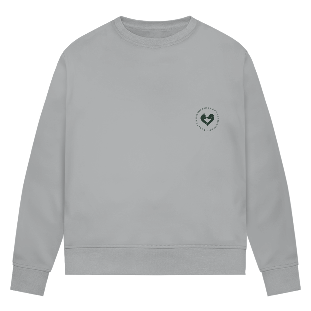 Adoptieren statt ignorieren – Premium Bio Sweatshirt Damen