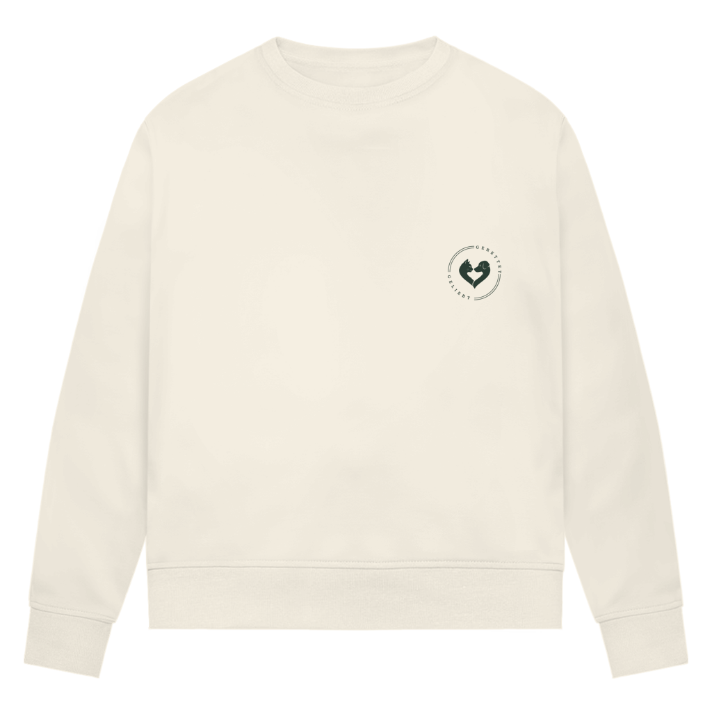 Adoptieren statt ignorieren – Premium Bio Sweatshirt Damen