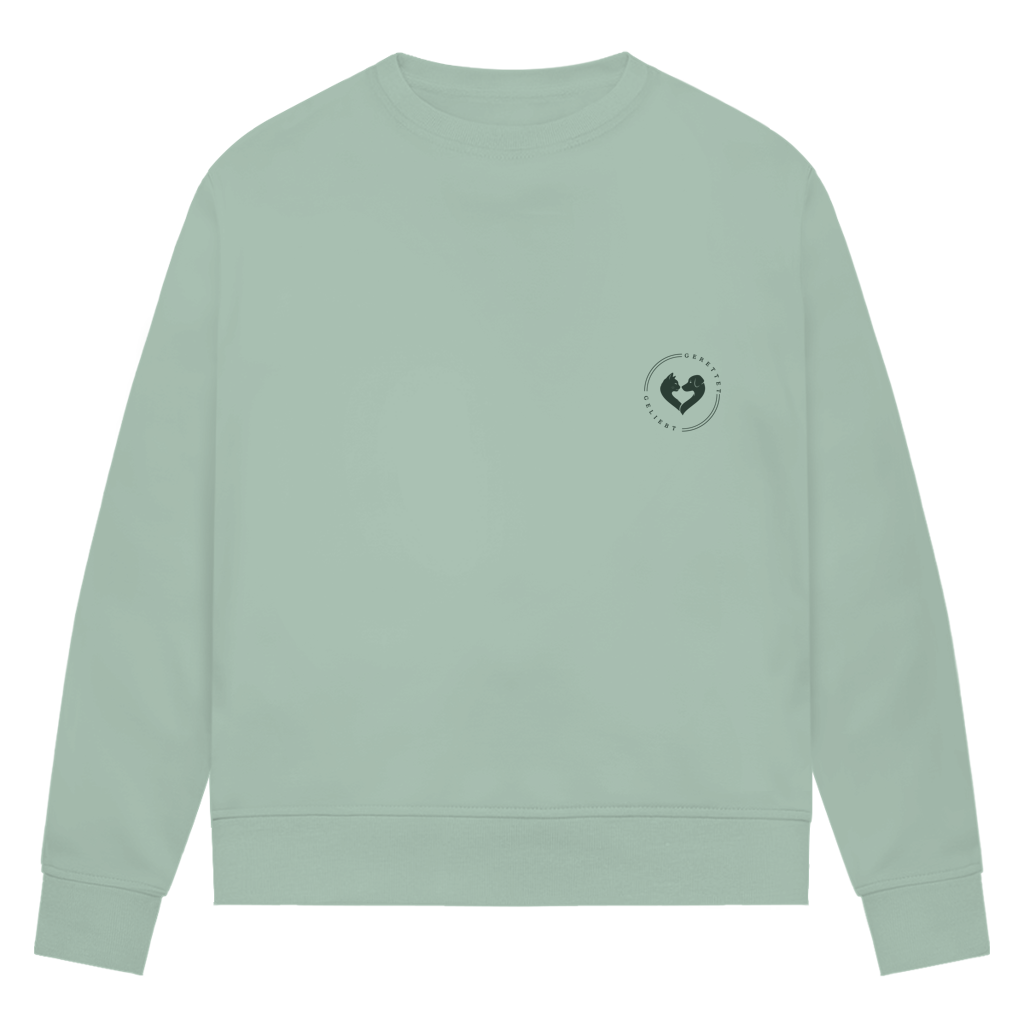 Adoptieren statt ignorieren – Premium Bio Sweatshirt Damen