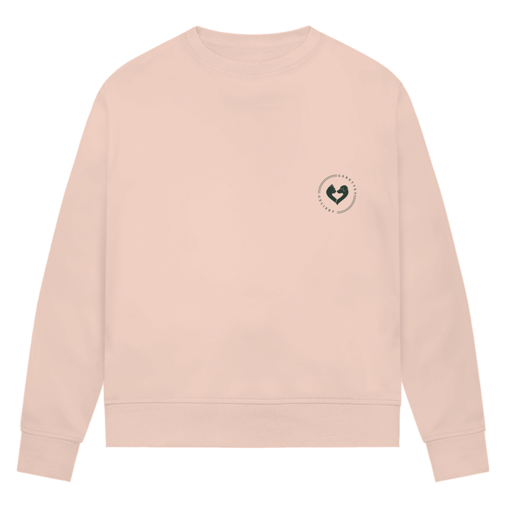 Adoptieren statt ignorieren – Premium Bio Sweatshirt Damen