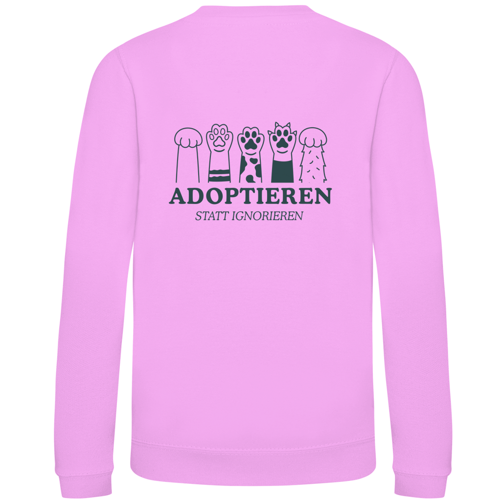 Adoptieren statt ignorieren – Sweatshirt Kinder