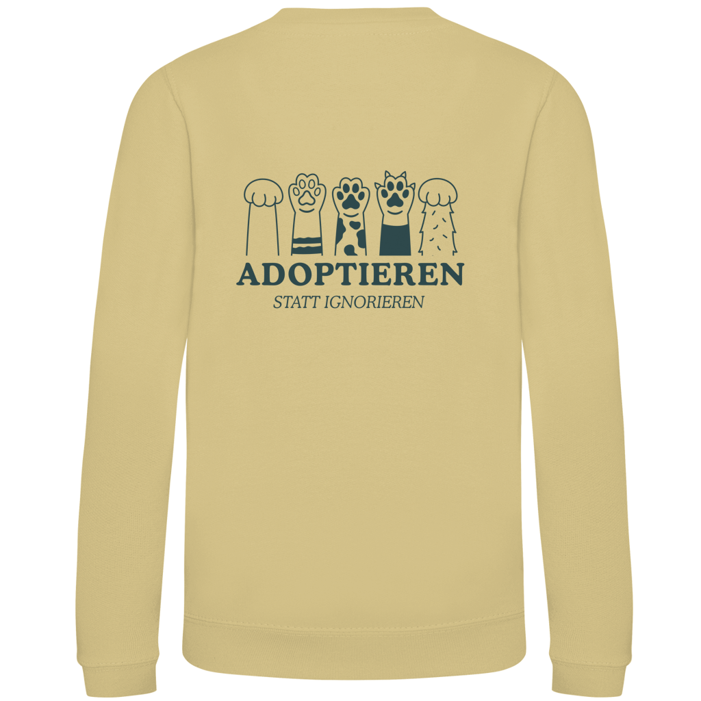 Adoptieren statt ignorieren – Sweatshirt Kinder