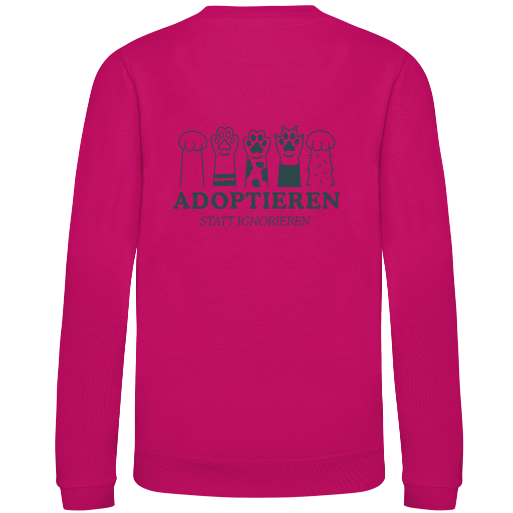 Adoptieren statt ignorieren – Sweatshirt Kinder