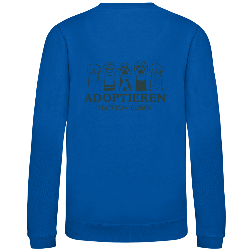 Adoptieren statt ignorieren – Sweatshirt Kinder