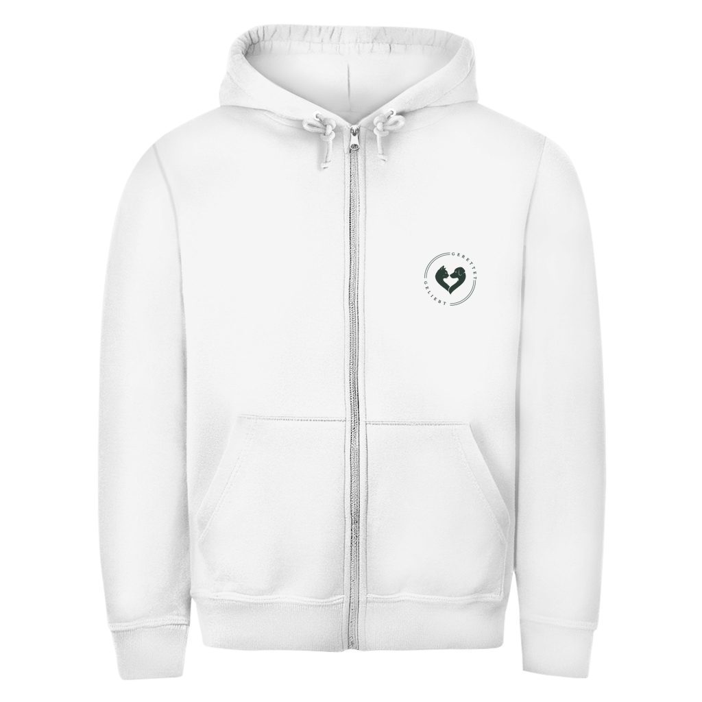 Du bist es wert – Zipper Hoodie Herren bis 5XL