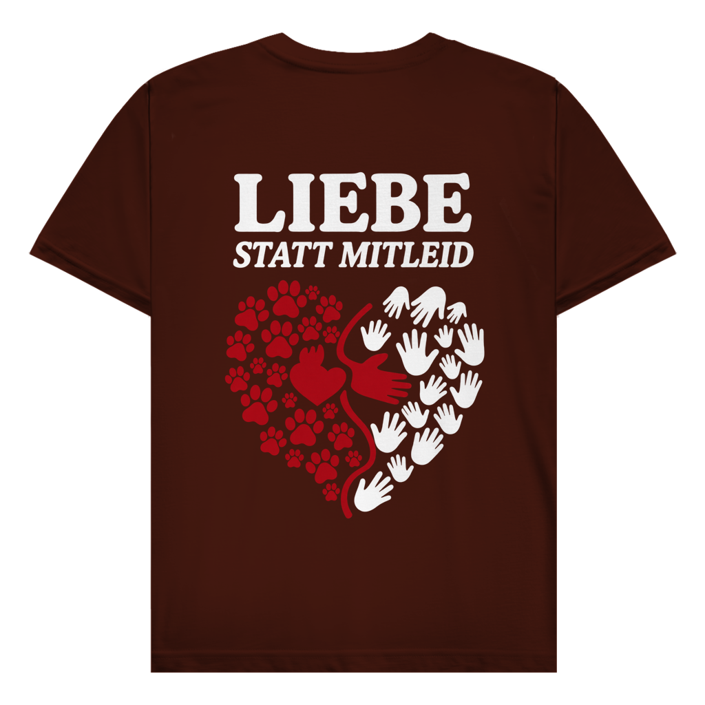 Liebe statt Mitleid – T-Shirt Herren - bis 5XL