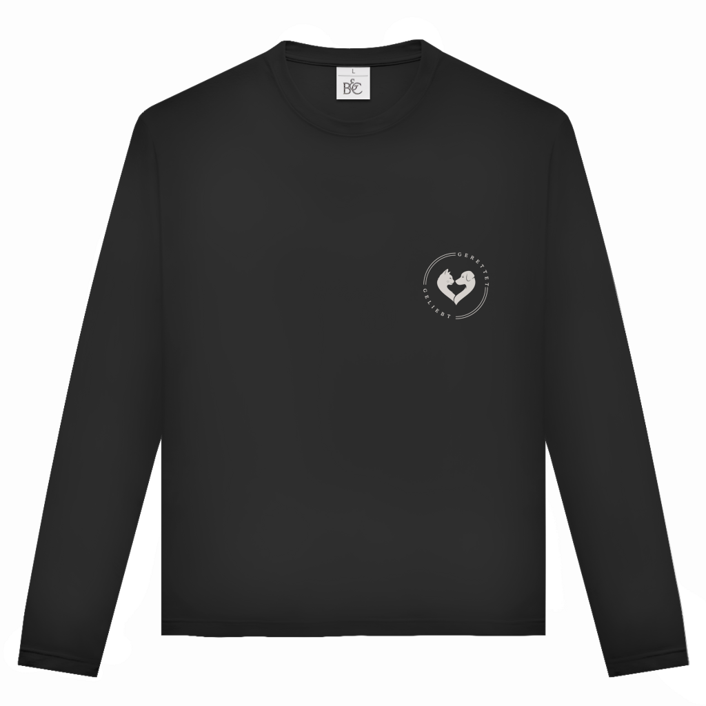 Liebe statt Mitleid – Unisex Langarmshirt