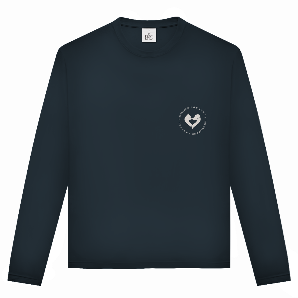 Liebe statt Mitleid – Unisex Langarmshirt