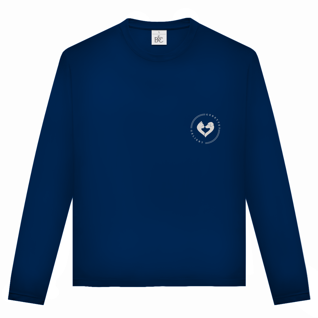 Liebe statt Mitleid – Unisex Langarmshirt