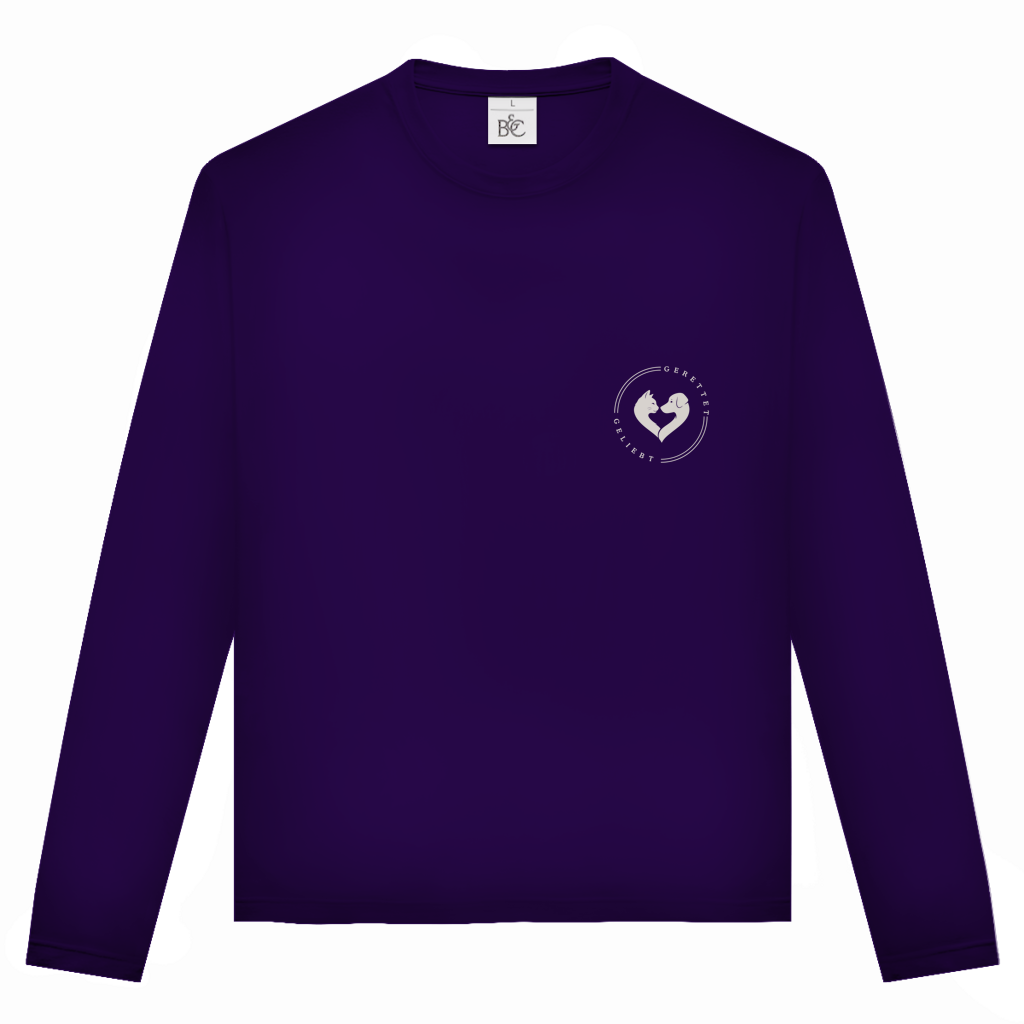 Liebe statt Mitleid – Unisex Langarmshirt