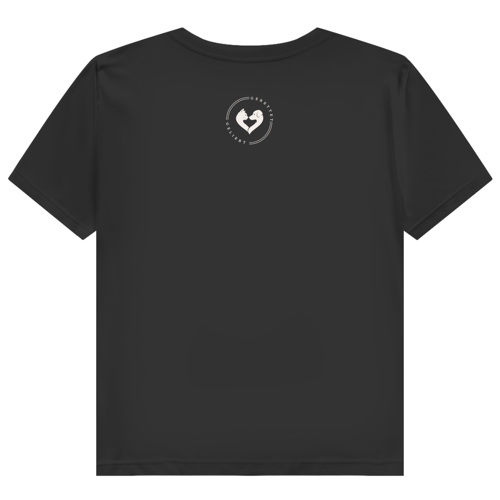Du hast mich gesehen (Kätzchen stehend) – Premium Bio T-Shirt Damen
