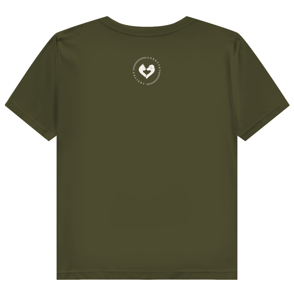 Du hast mich gesehen (Kätzchen stehend) – Premium Bio T-Shirt Damen