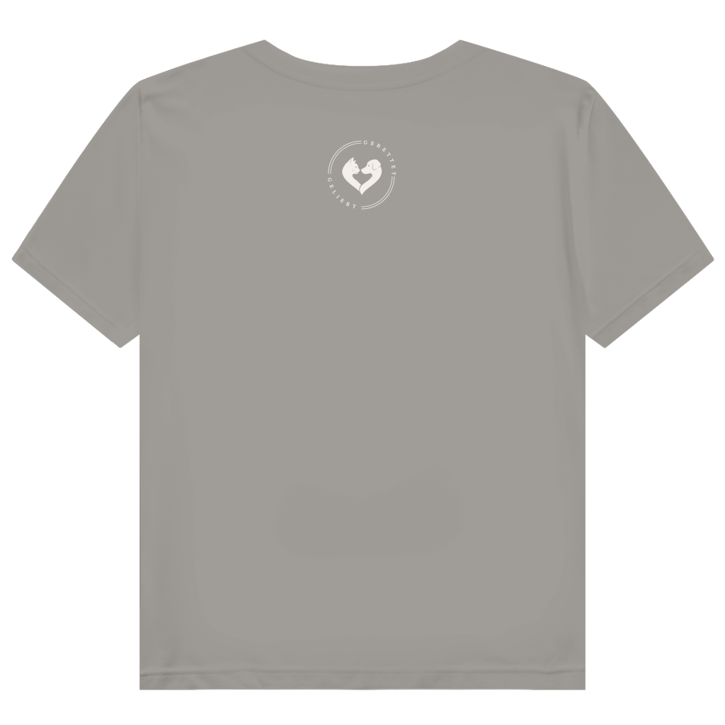 Du hast mich gesehen (Kätzchen stehend) – Premium Bio T-Shirt Damen