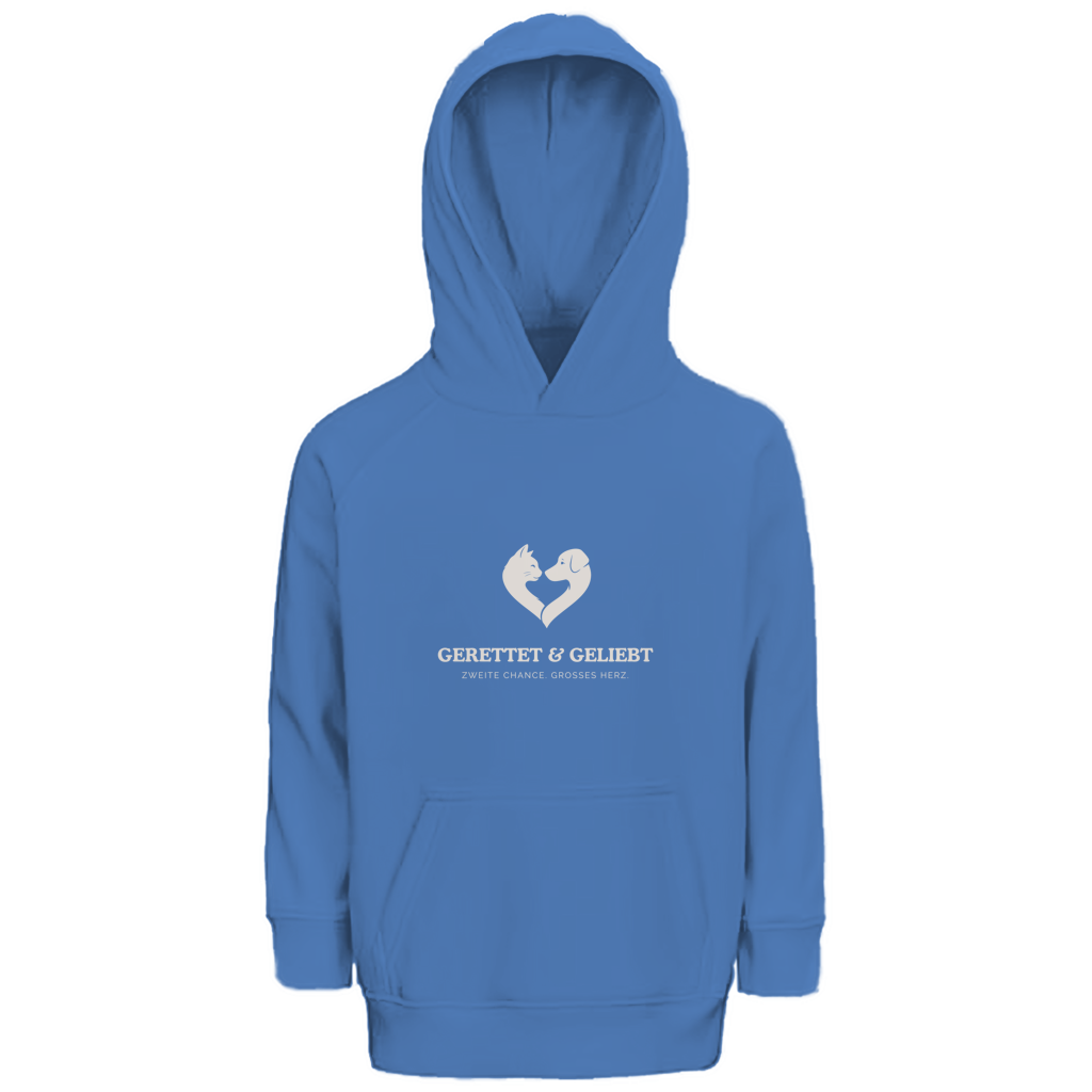 Du hast mich gesehen (Kätzchen stehend) - Premium Bio Hoodie Kids