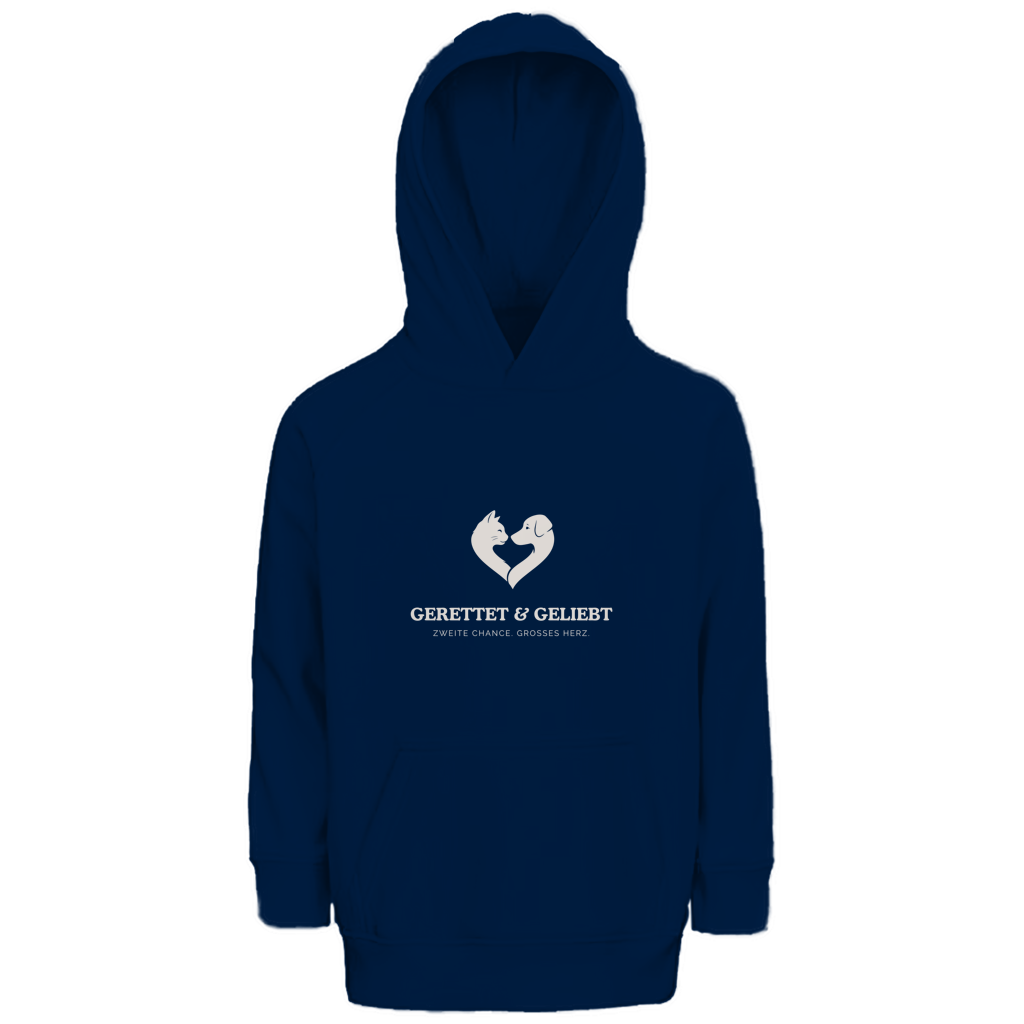 Du hast mich gesehen (Kätzchen stehend) - Premium Bio Hoodie Kids