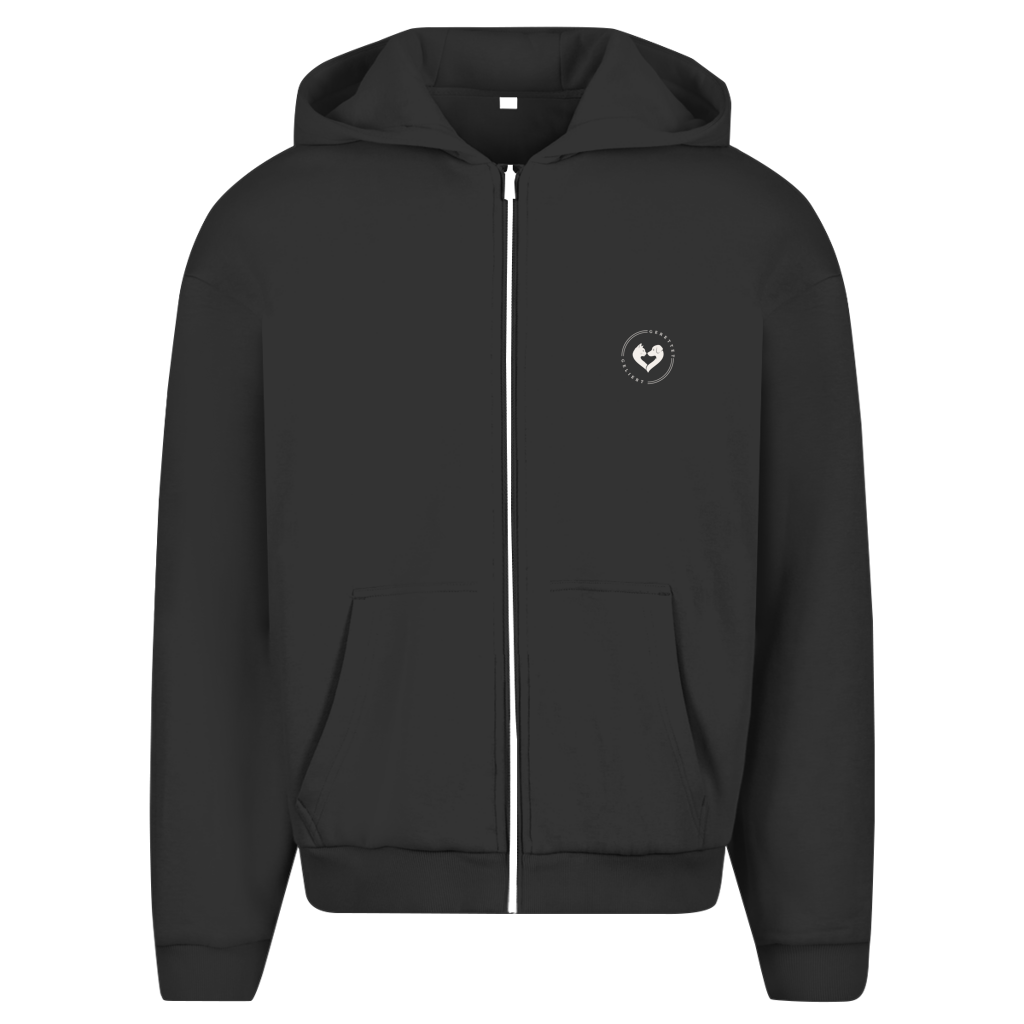 Glücksmomente - Unisex Oversize Zipper Hoodie