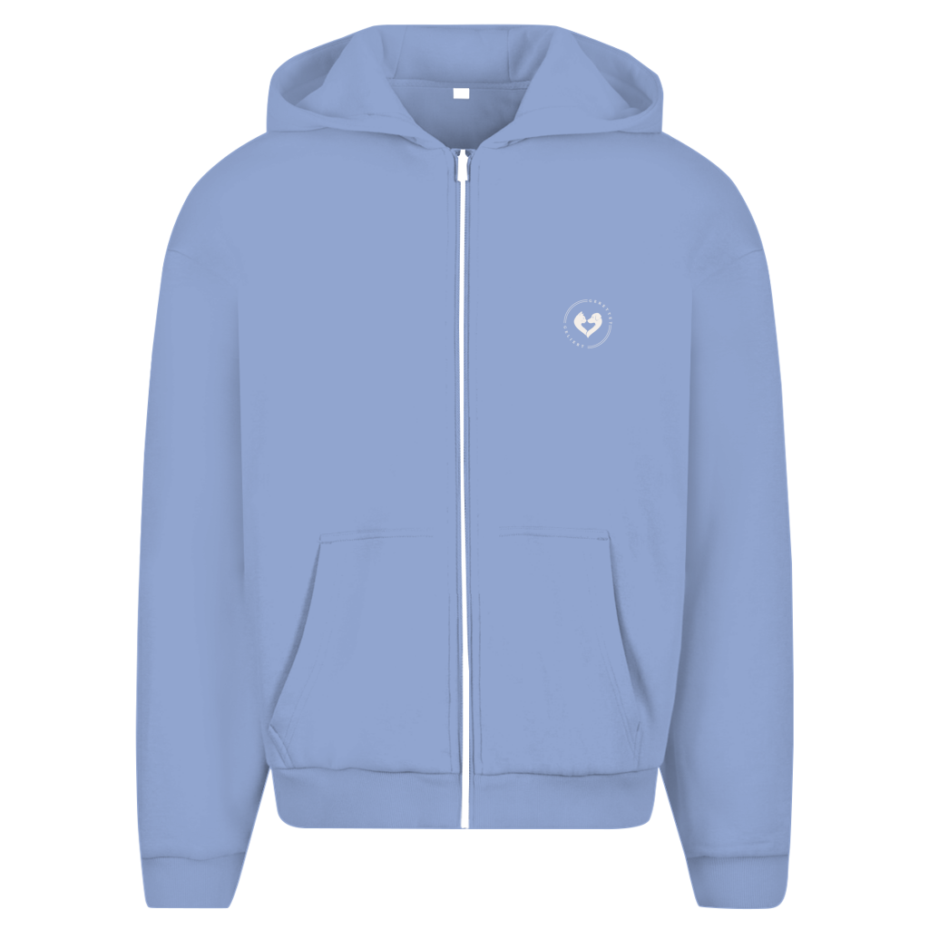 Glücksmomente - Unisex Oversize Zipper Hoodie