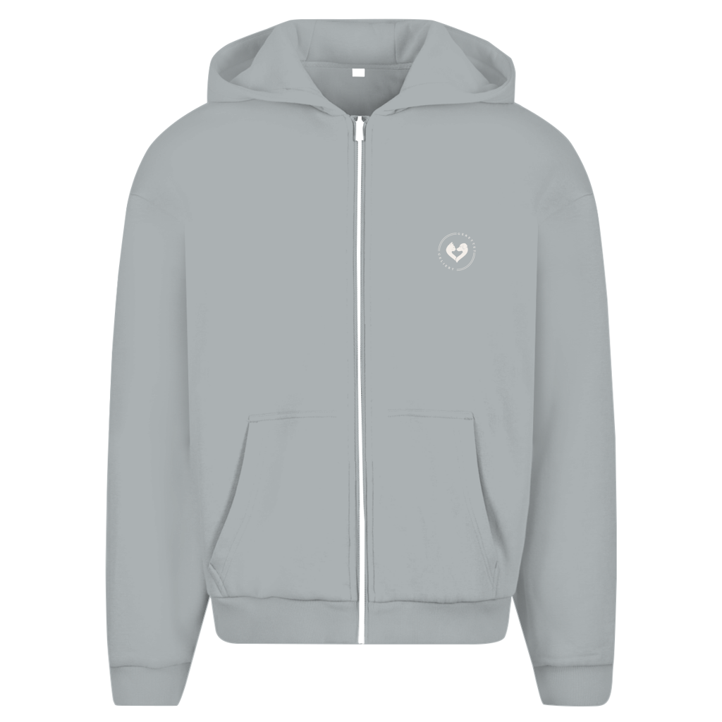 Glücksmomente - Unisex Oversize Zipper Hoodie
