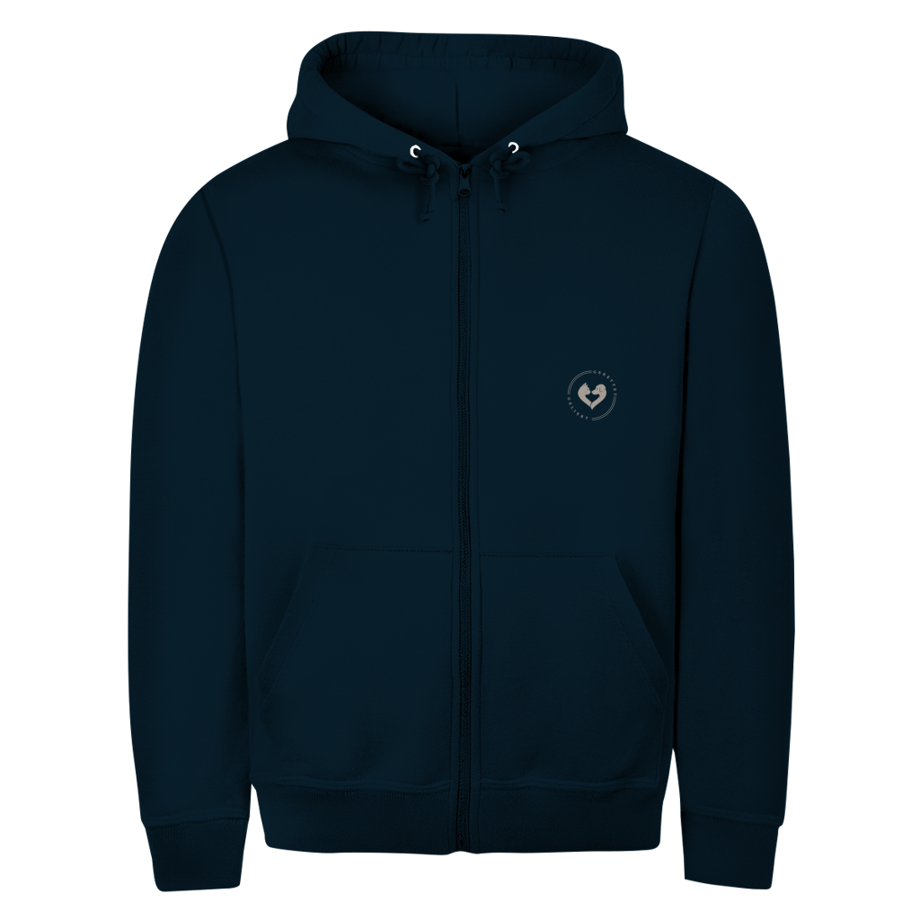 STILLER HELFER – Zipper Hoodie Herren (bis 5XL)