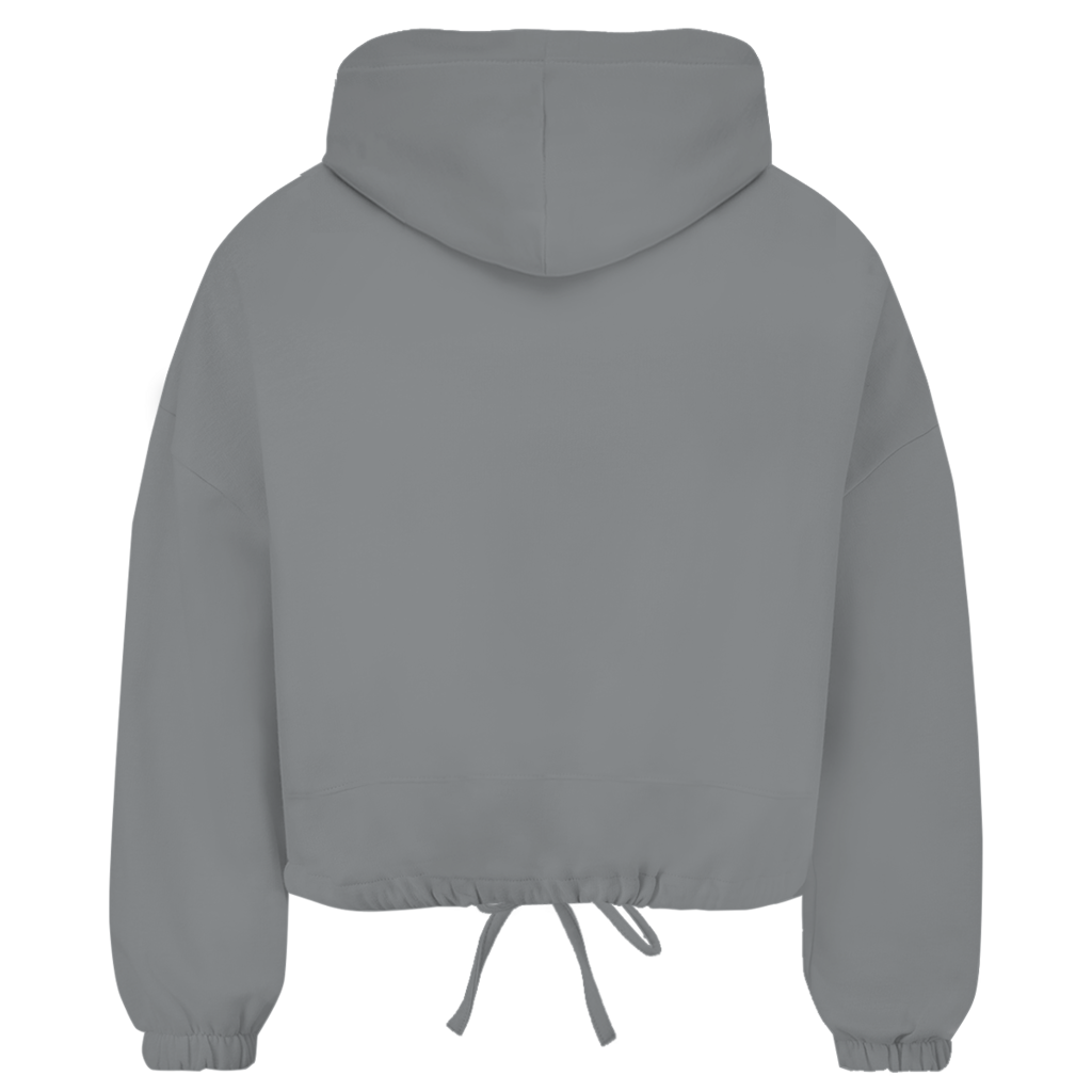 STILLER HELFER – Cropped Oversize Hoodie Damen