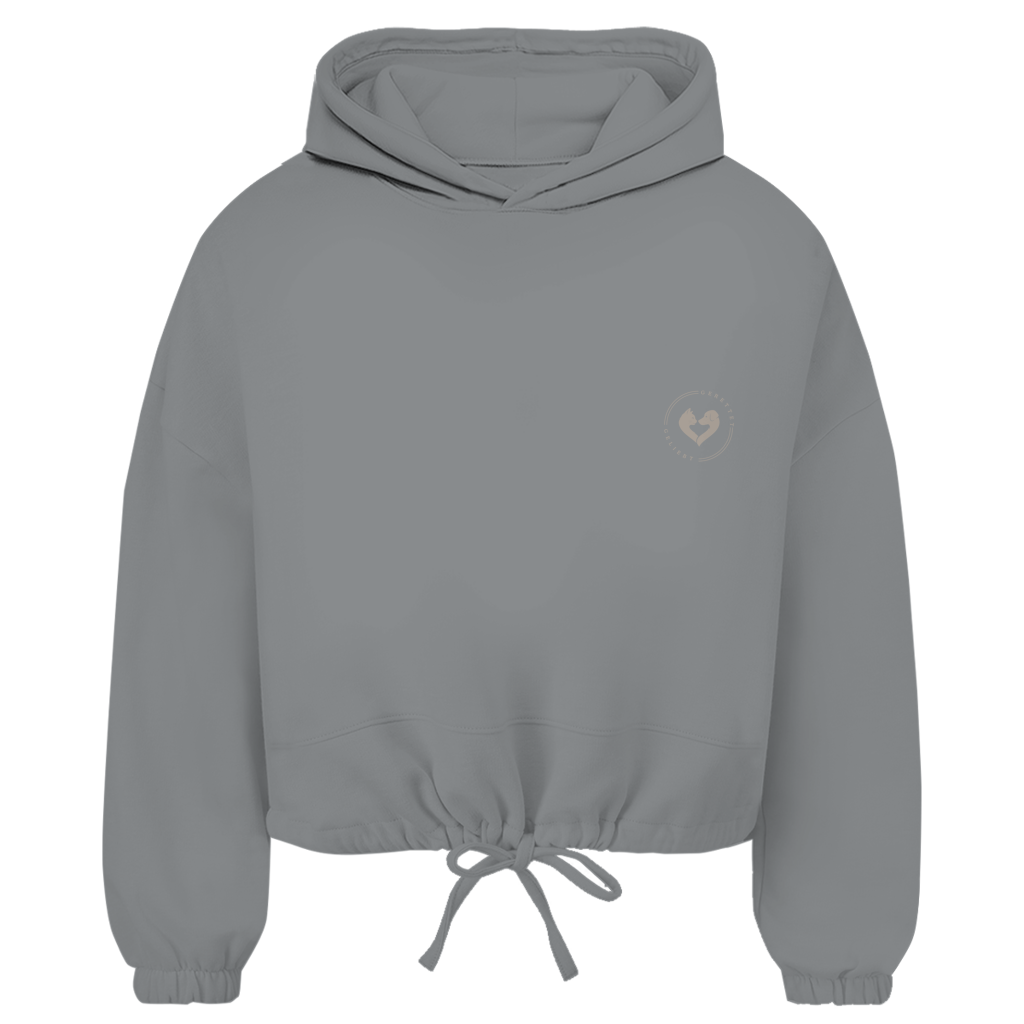 STILLER HELFER – Cropped Oversize Hoodie Damen
