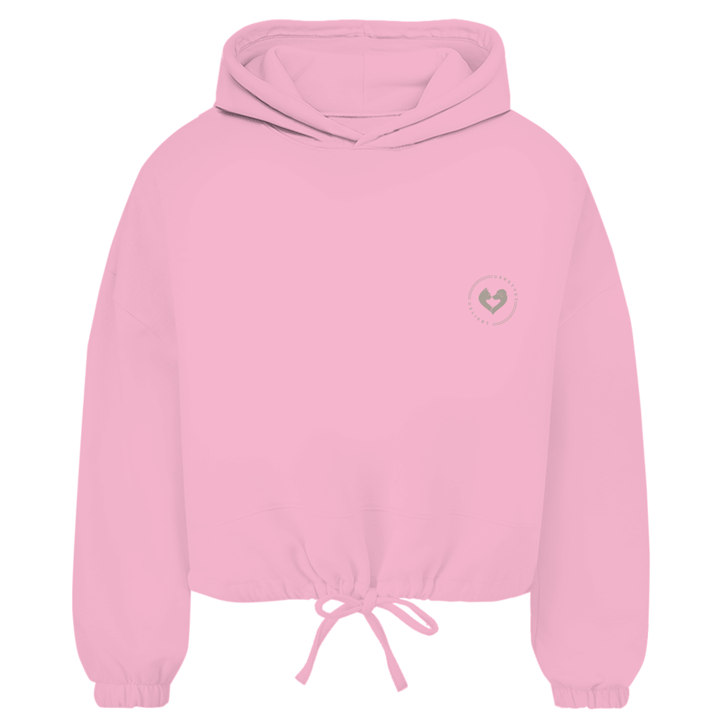 STILLER HELFER – Cropped Oversize Hoodie Damen