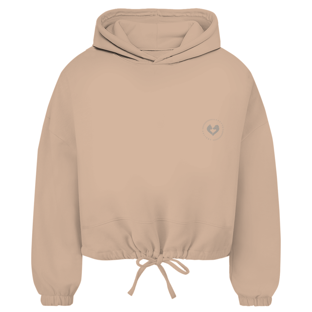 STILLER HELFER – Cropped Oversize Hoodie Damen