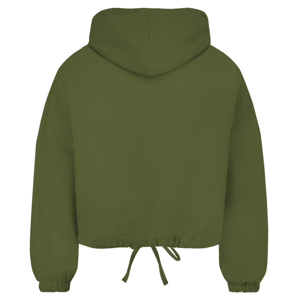 STILLER HELFER – Cropped Oversize Hoodie Damen
