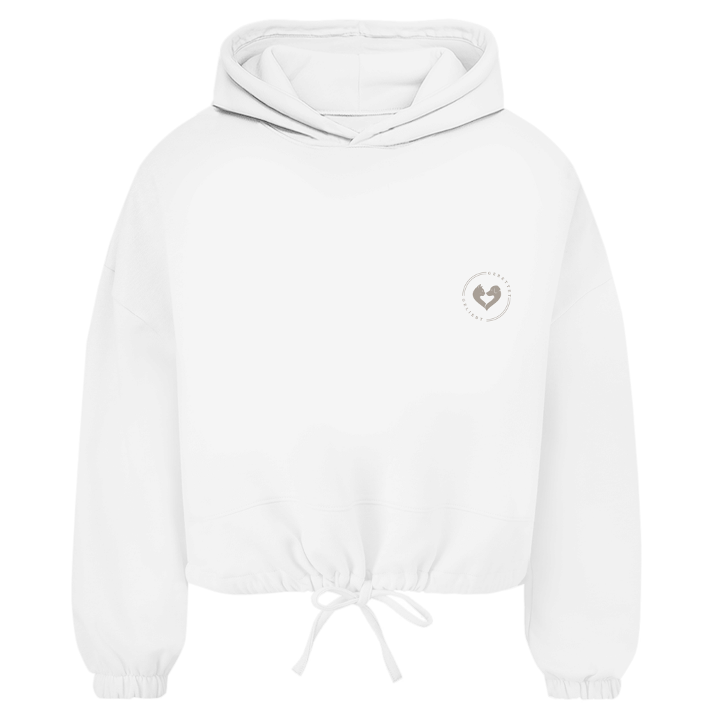 STILLER HELFER – Cropped Oversize Hoodie Damen