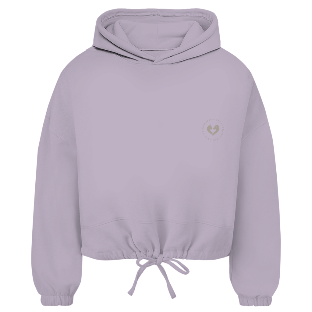 STILLER HELFER – Cropped Oversize Hoodie Damen