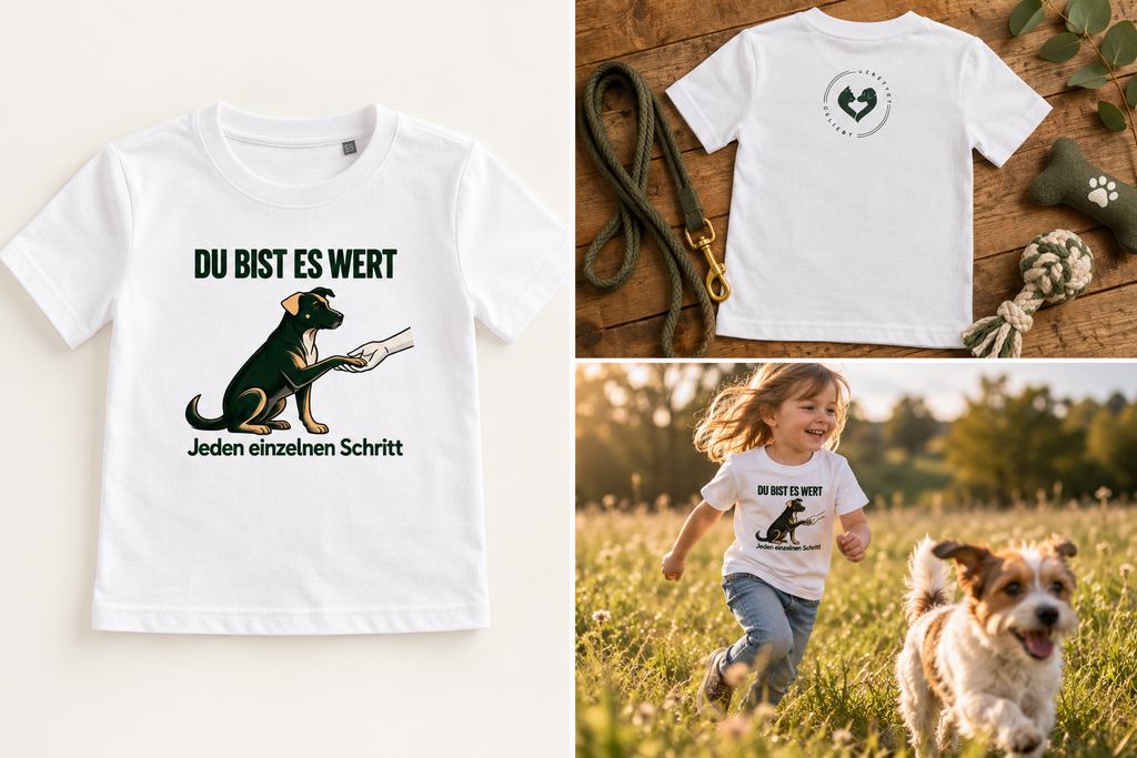 Du bist es wert - Premium Bio T-Shirt Kids