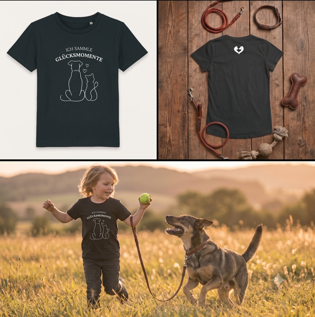 Glücksmomente – Premium Bio T-Shirt Kids