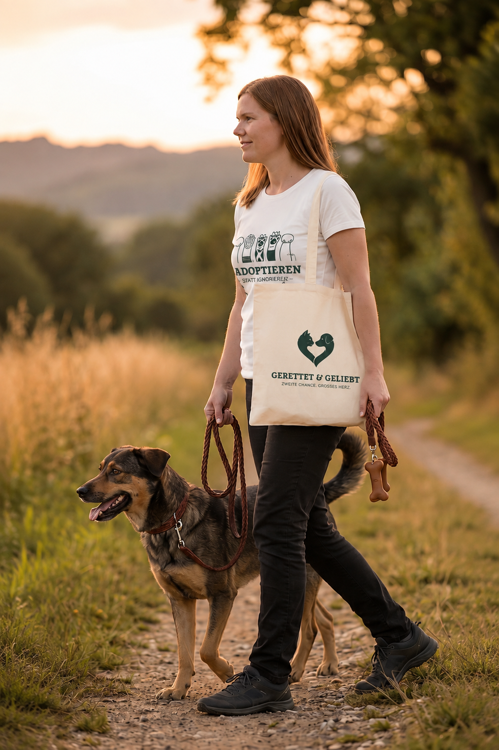 Gerettet & Geliebt – Bio Tragetasche