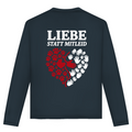 Liebe statt Mitleid – Unisex Langarmshirt