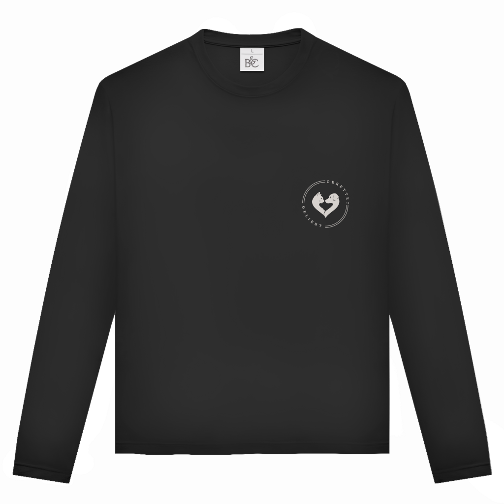 Liebe statt Mitleid – Unisex Langarmshirt
