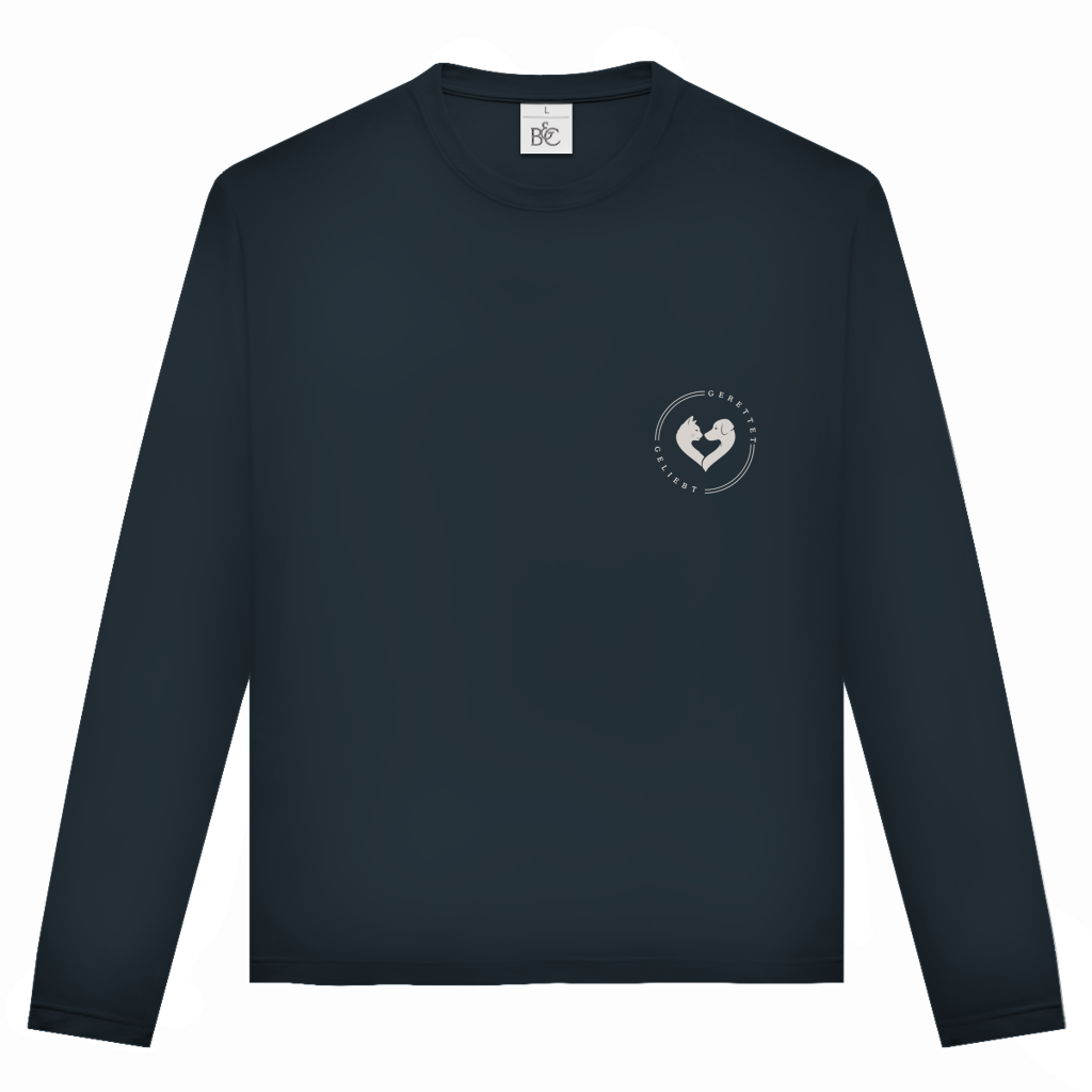 Liebe statt Mitleid – Unisex Langarmshirt