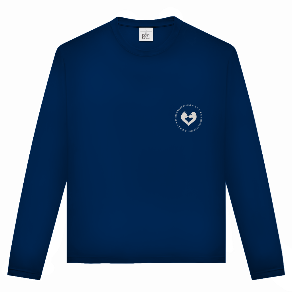 Liebe statt Mitleid – Unisex Langarmshirt